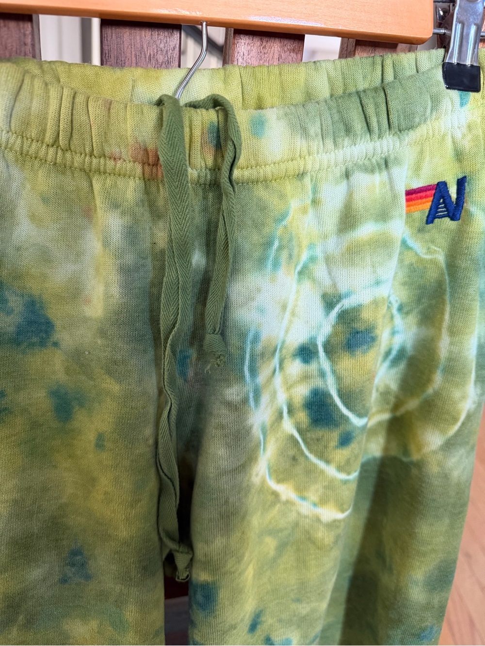 Aviator Nation Yellow-Green Tie-Dye Sweatshirt - Picture 9 of 11